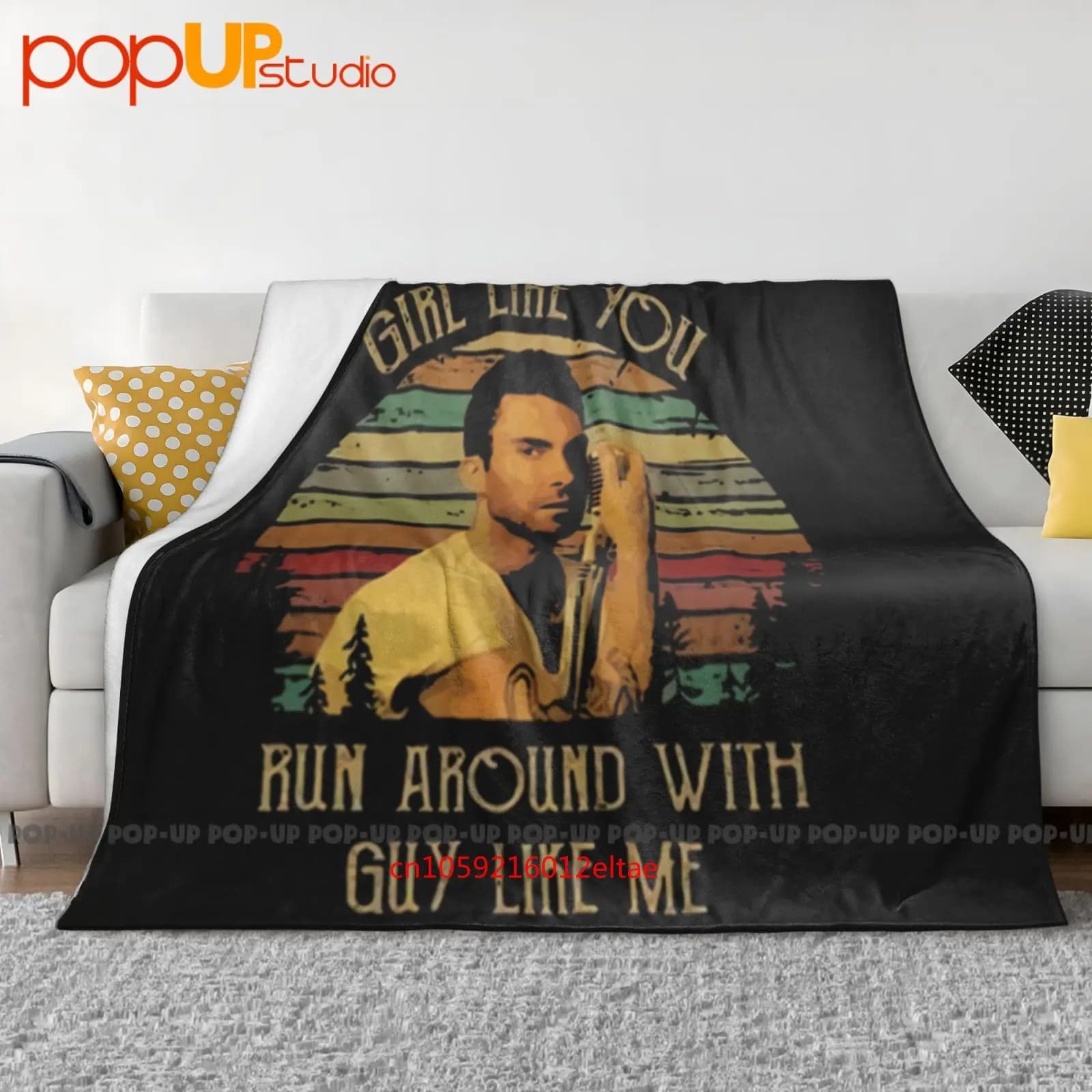 Girl Like You Run Around With Guy Like You Coperta ultra morbida trapunta copridivano invernale copriletto