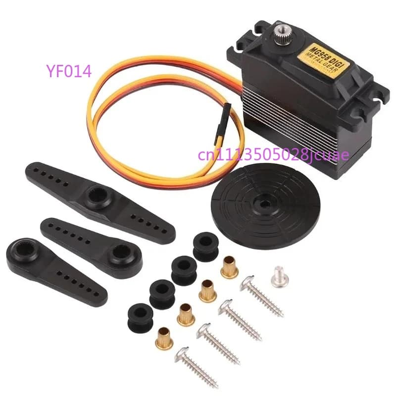 Servo Digitale Originale MG958 65g con Ingranaggi in Metallo, 20KG 18KG di Coppia per Auto RC, Robot, Elicottero