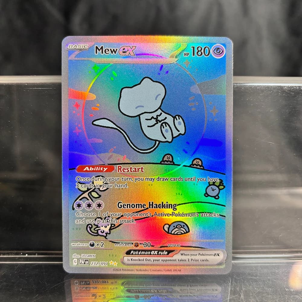 Gioco olografico Trading Collection Carte proxy PTCG Charizard Pikachu Mew EX Singl PKM Foil Card Gengar VMAX Skyridge (SK)