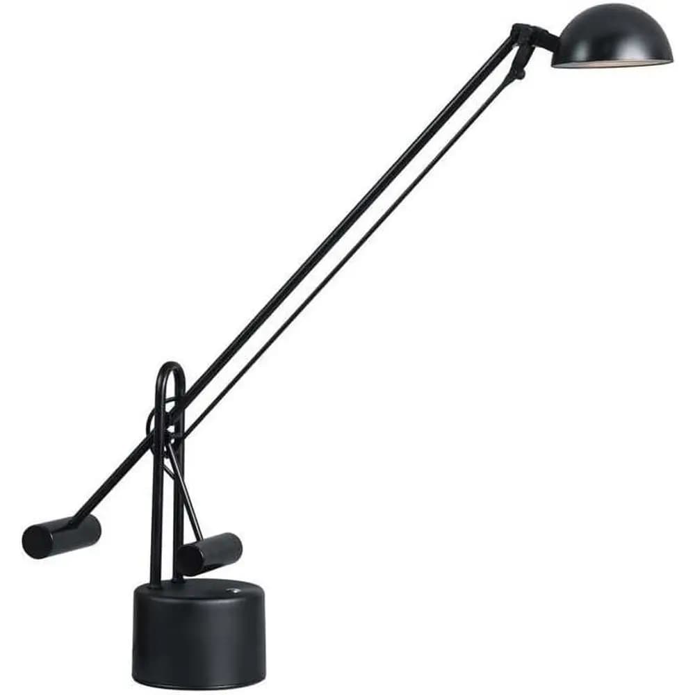 Lite Source LS-306Htech Lampada da scrivania a LED da 29 pollici 8W, metallo, nero