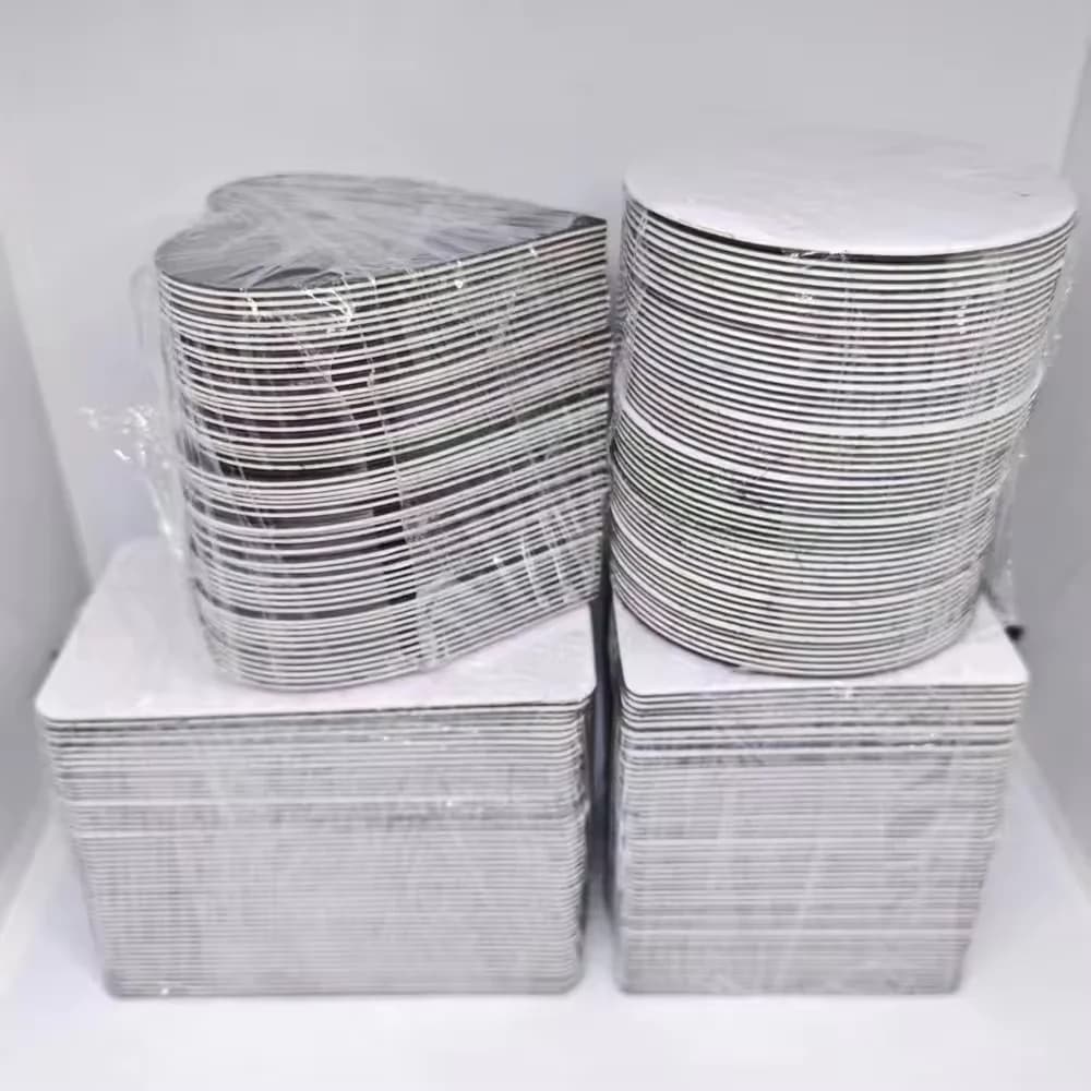 10 pz/lotto magneti per sublimazione magneti per frigorifero vuoti per sublimazione personalizzati per cucina fai da te ufficio decorativo