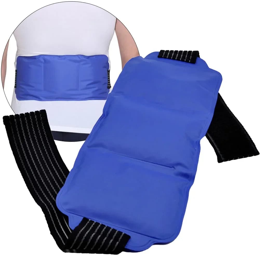 Corpo riutilizzabile con tracolla avvolgente in gel per spalle elastico morbido ginocchio multiuso caldo e freddo portatile set di impacchi di ghiaccio per il polso sollievo dal dolore