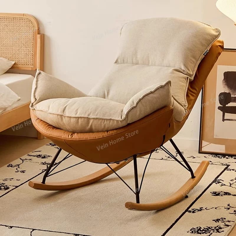 Comfortable Relax Living Room Chairs Rocking Gaming Mobile Bedroom Chairs Luxury Designer Reading Poltrona Terrace Furniture