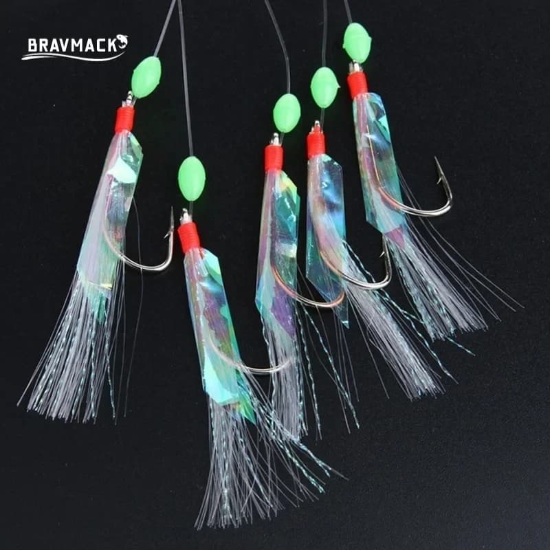 Set di 1 Esca Artificiale Multicolore Silverskin con Amo Barbed in Cristallo per la Pesca di Spigola, Trota, Persico e Luccio