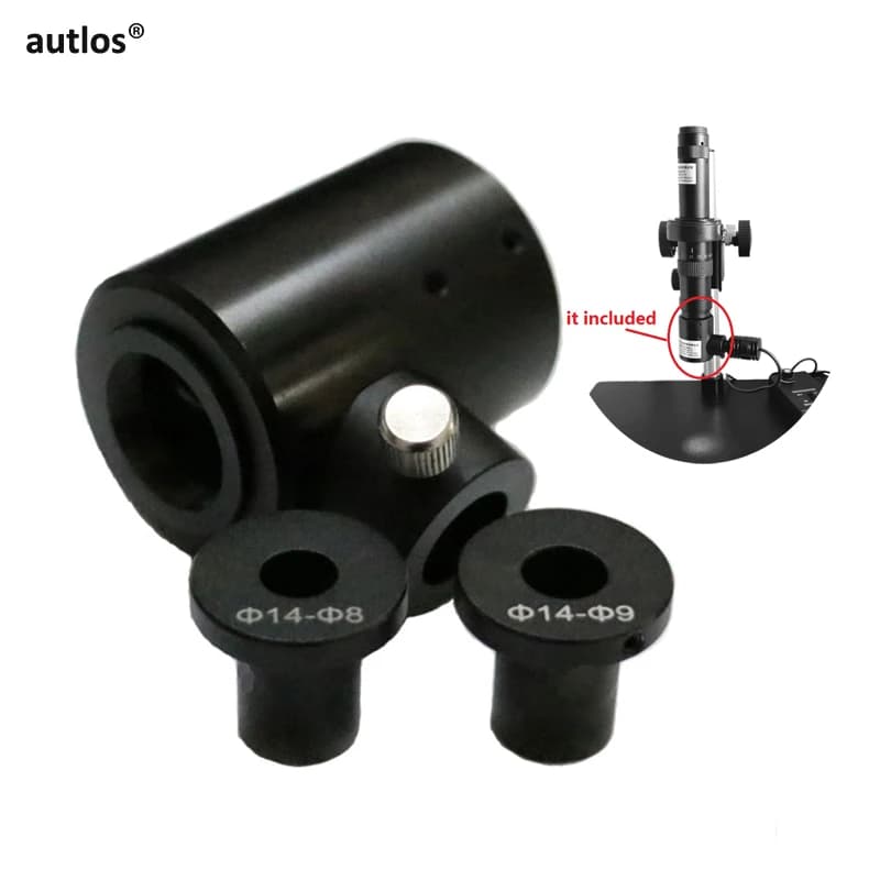 Adattatore per microscopio digitale illuminato coassiale monoculare 26mm RMS 20,23mm Adattatore per obiettivo a mezza trasmissione a mezza riflessione