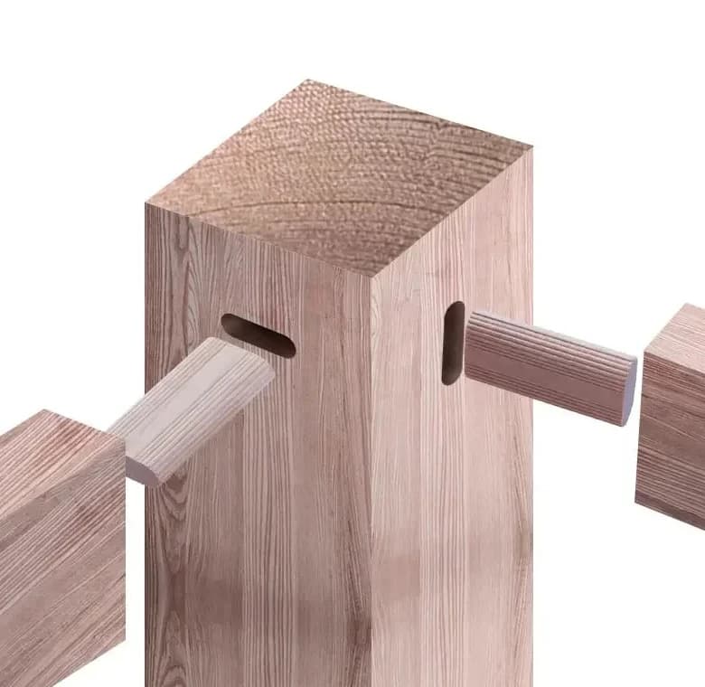 Biscotti per giunzioni Domino in legno massello di faggio, 100 pezzi/sacchetto, per falegnameria fai da te, lavorazione del legno, tenoni e uncinetti