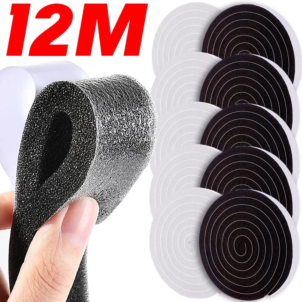 Sealing Strip for Foam Window Weather Strip for Doors High Resilience Sealing Tapes Self-adhesive Soundproof Insulating Strips