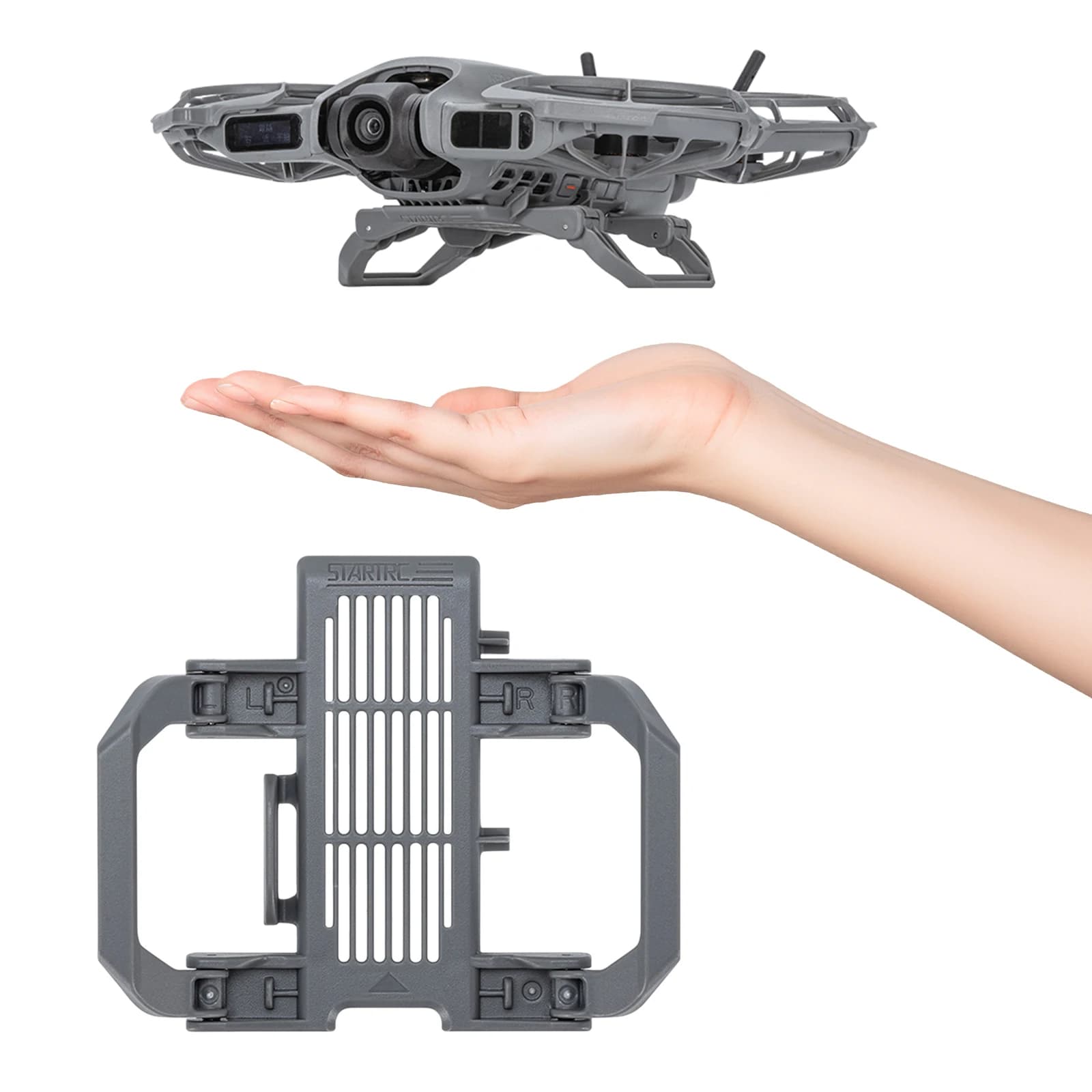 Foldable Landing Gear For DJI Neo 2 Drone Quick Release Height Extender Adjustable Tripod Landing Protector Drone Accessories