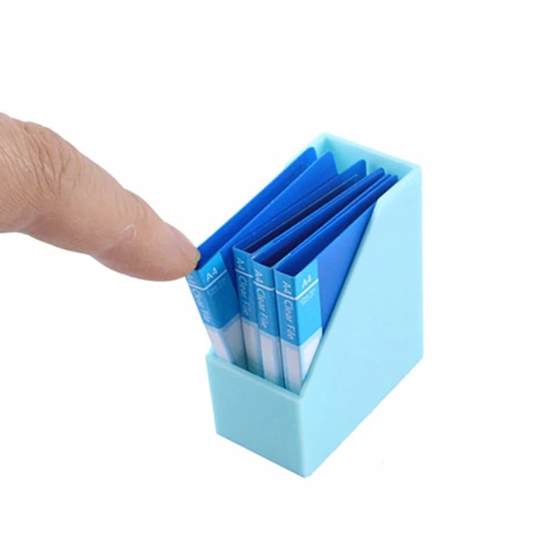 Accessori per casa delle bambole Mini lavagna Clip cartella di File per Notebook lavagna di cancelleria giocattoli modello di cartella di simulazione per scrivania da ufficio