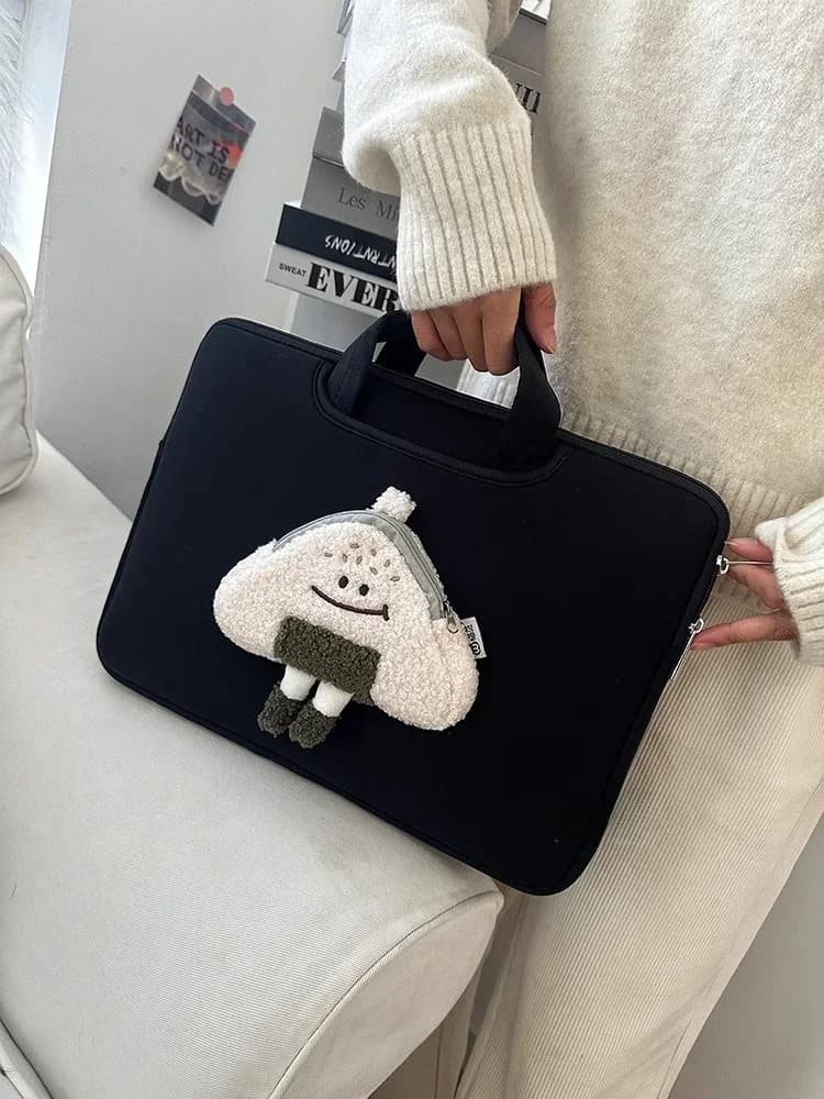 Custodia protettiva antiurto per laptop carina per MacBook Air Pro13 14 15 16 Ipad Pro11 Custodia per tablet Samsung da 12,9 pollici Borsa per laptop da donna