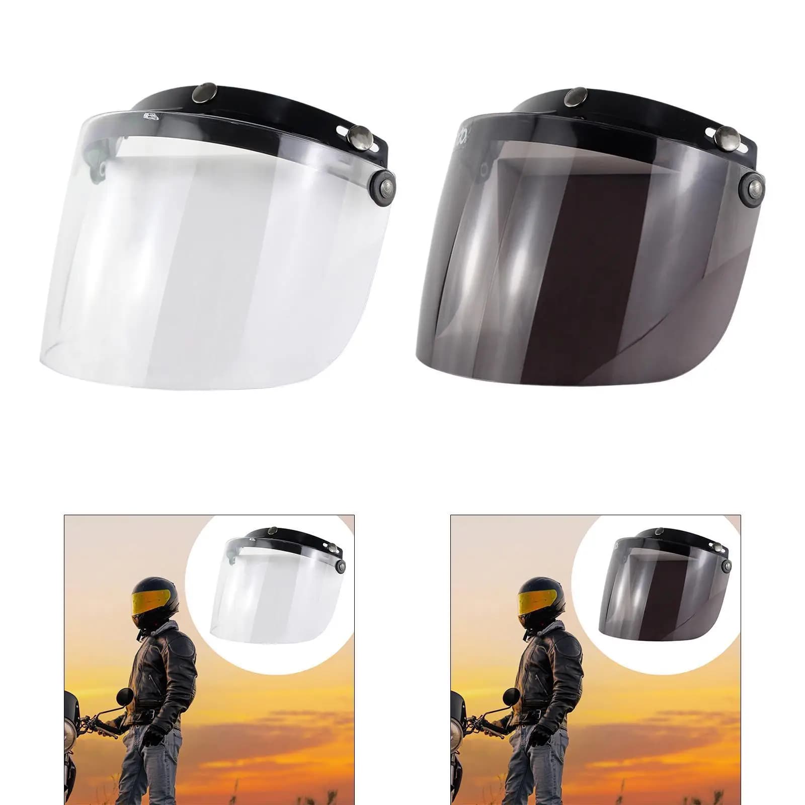 La visiera per casco da motociclista sostituisce l'obiettivo per copertura antivento per moto estiva da uomo