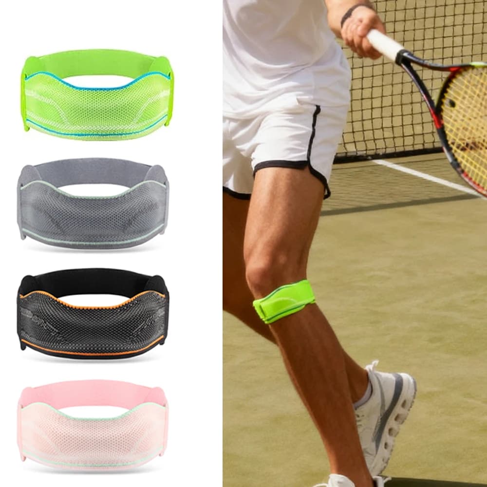 Supporto per Tendine Rotulea - Fascia Regolabile con Cuscinetto in Gel per Ginocchio da Salterino, Corsa, Tennis, Squat, Artrite | Uomini e Donne