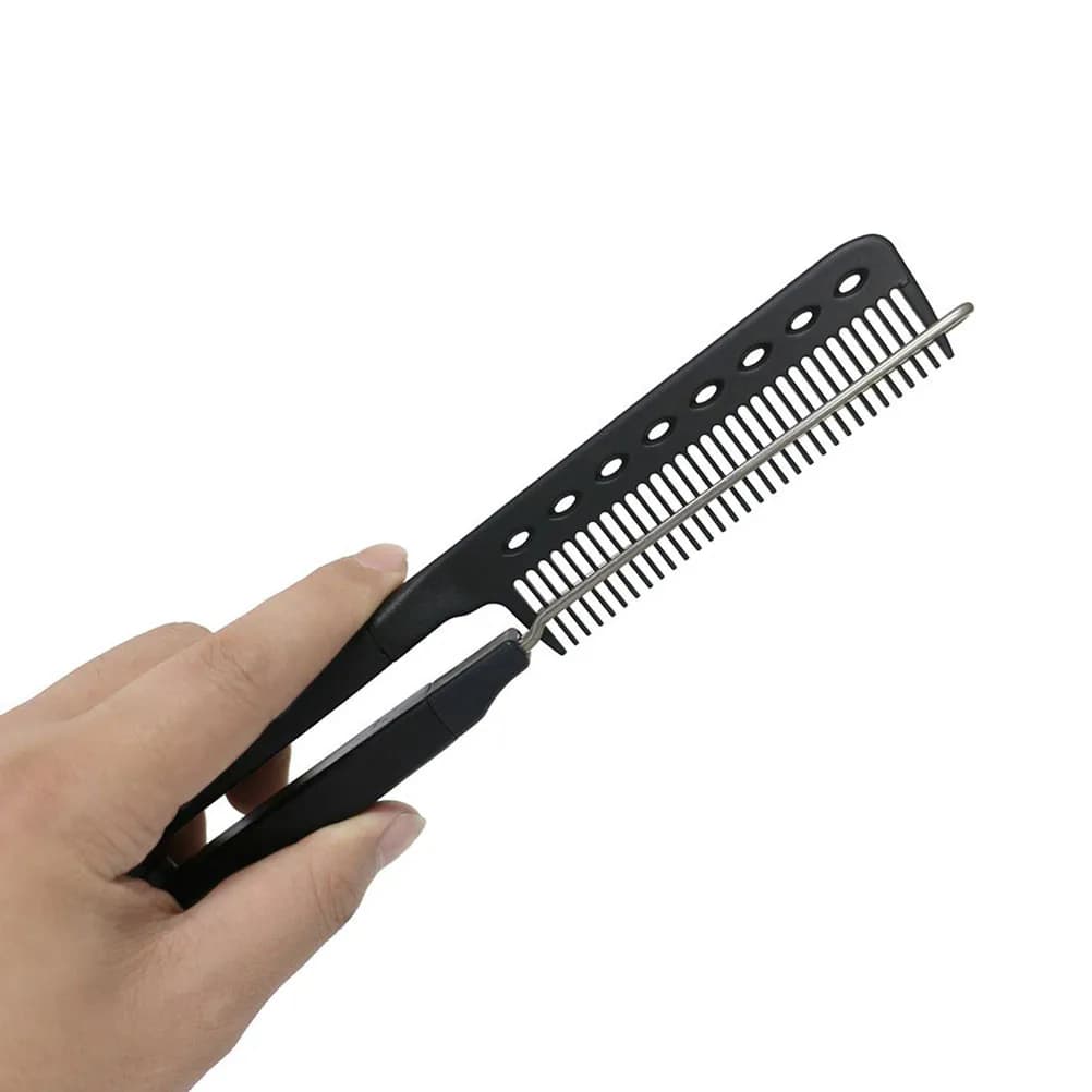 V-necks for Leasing Hair, Professional Hair Brush, Portable Hairstyle Tool