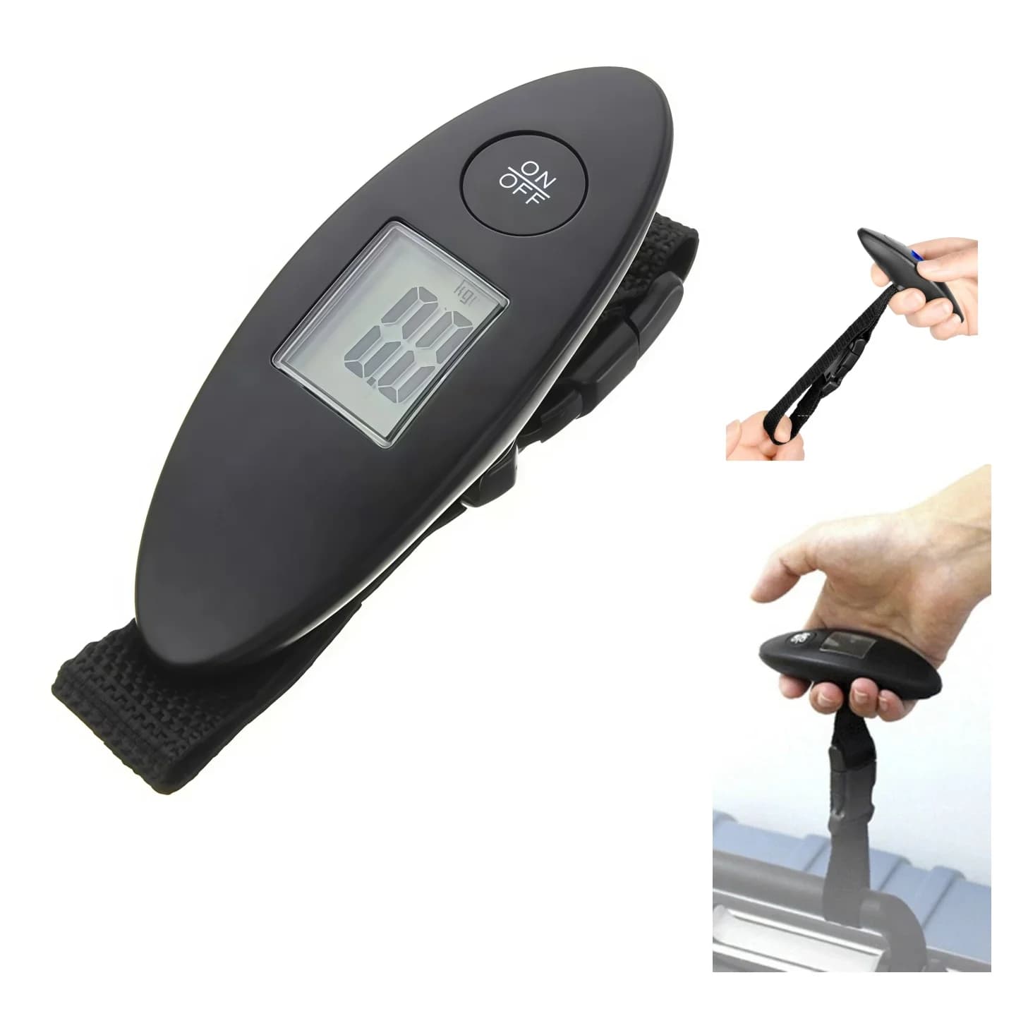 LCD 40kg/100g Bilancia digitale Bagagli elettronici Bilancia per bagagli portatile Bilancia digitale da viaggio ad alta precisione con tessitura