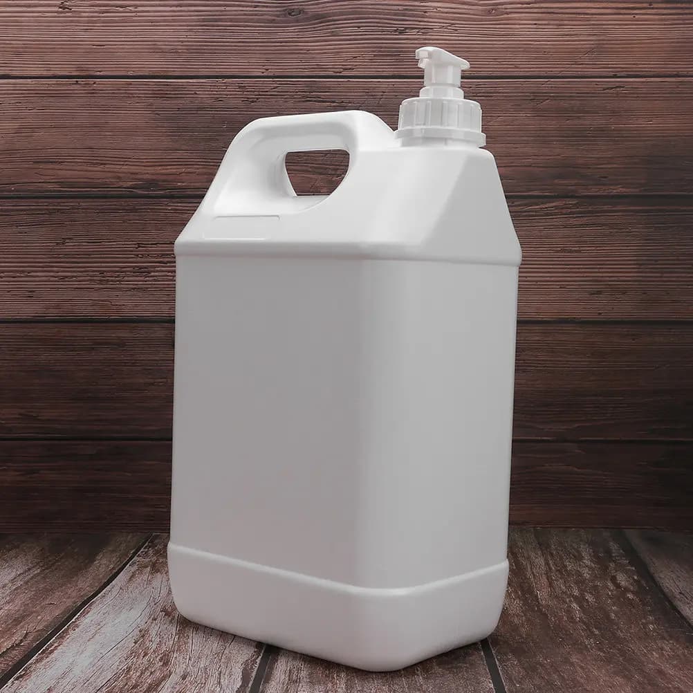 Dispenser Ricaricabile da 1 Gallone per Detersivo, Gel Doccia, Shampoo, Lozione, Contenitore Multiuso con Pompa