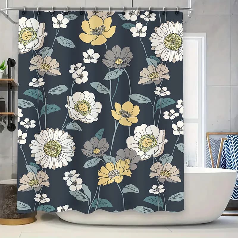 Life Adventure Tenda da doccia Scaffale Pista Ragazza Abito Tappetino da bagno Tappeto Decorazione Decorazione domestica Carta da parati artistica per bagno