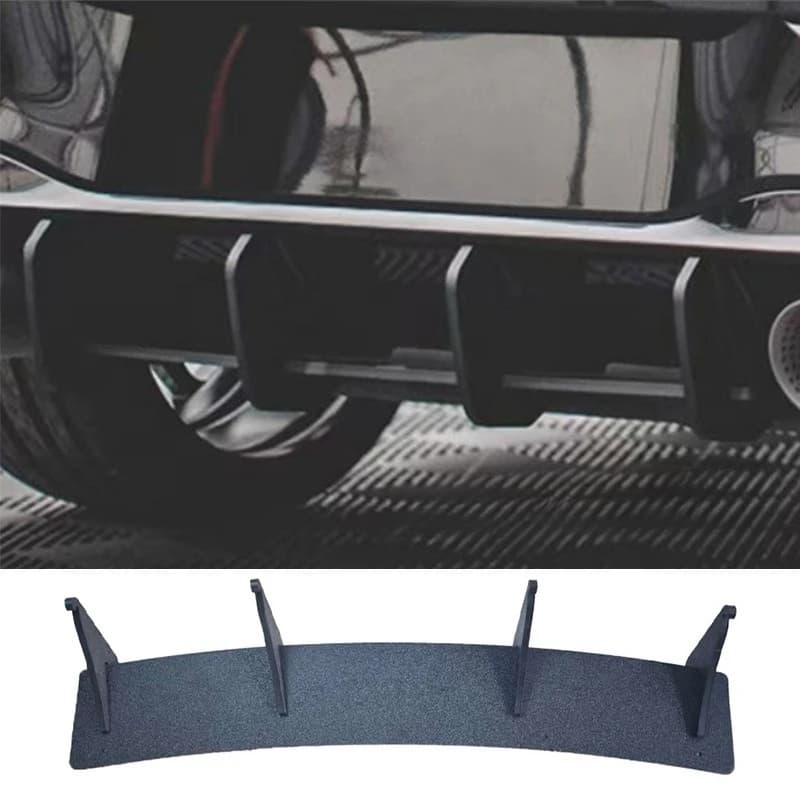 Rear Blade Spoiler Diffuser For VW Golf 8R 2021+ Quad Exhaust Modification Auto Accessories Exterior Styling Tuning Parts