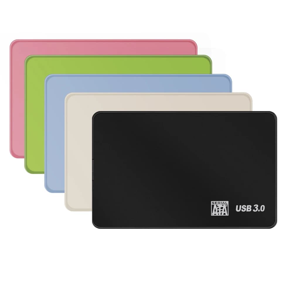 TISHRIC Custodia per disco rigido esterno SSD Sata a USB 3.0 Adattatore Custodia/scatola/custodia per disco rigido esterno 2.5 Optibay per giochi