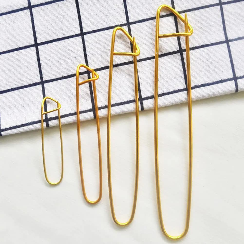 8Pcs Premium Aluminum Alloy Stitch Holders for Knitting Flexible Bending Needles Ideal for Beginners and Experts Knitting Stitch