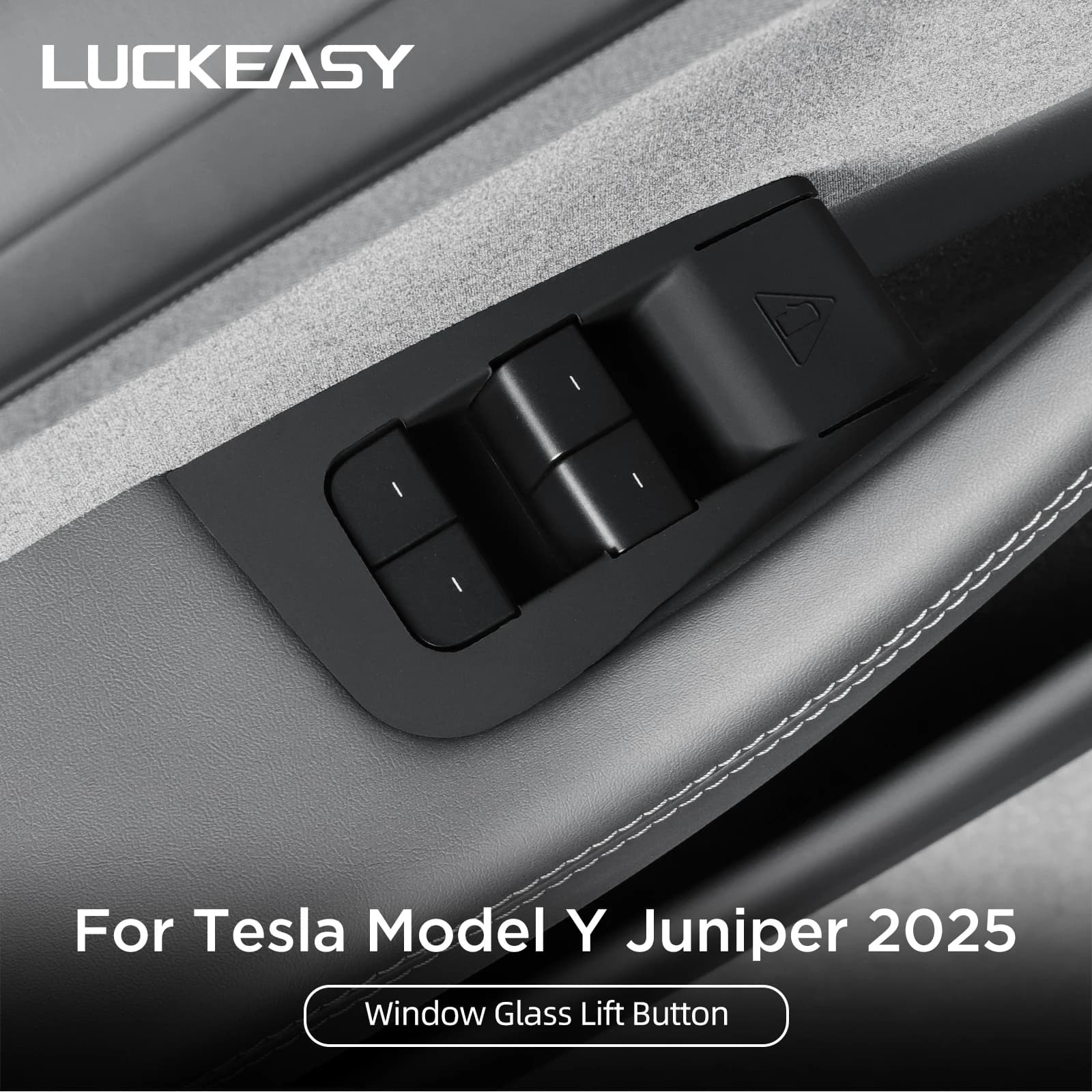 Per Tesla Model Y Juniper/Launch 2025 Pannello di controllo finestrino auto Patch protettiva Accessori Pulsante interruttore finestra Patch in silicone