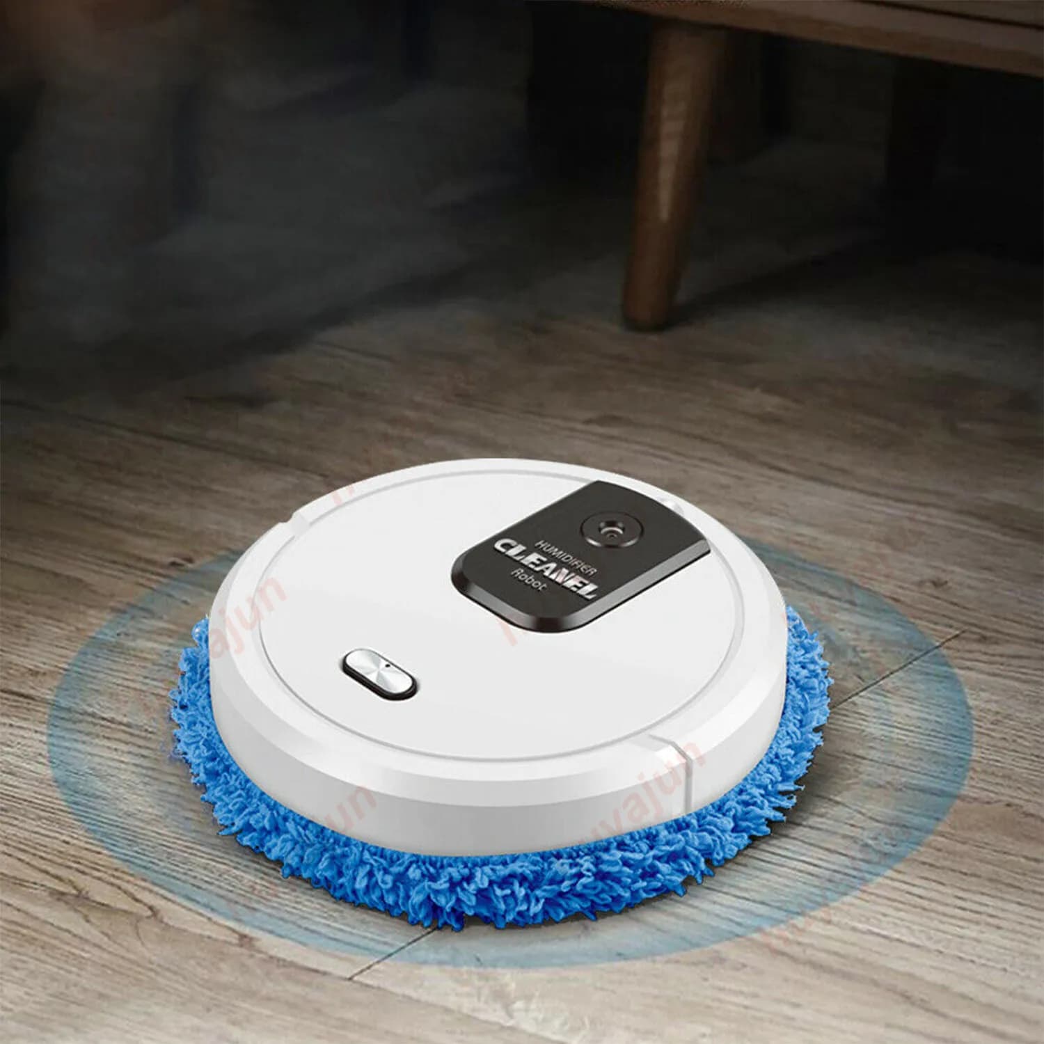Robot Double Use Washers (Dryed and Wet) with Umidifying and Spray Function, Rechargeable, for Home Cleaning