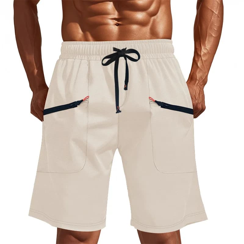 Pantaloni da lavoro per tessitura da uomo Estate Nuovi pantaloncini sportivi traspiranti ad asciugatura rapida