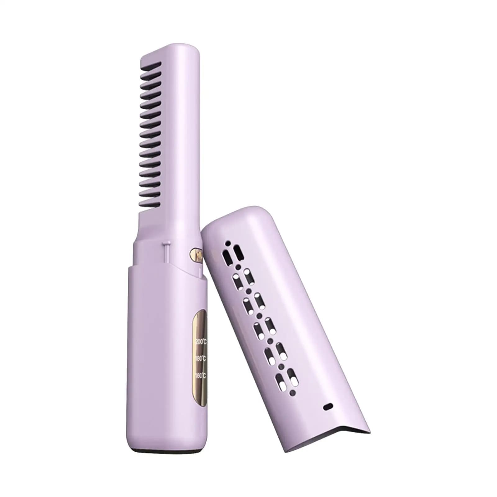 Wireless Hair Plate with 3 Adjustable Temperatures, Portable Heater Combo with USB Charging for Straight Hair, Straight, Riches and Women's Mirrors