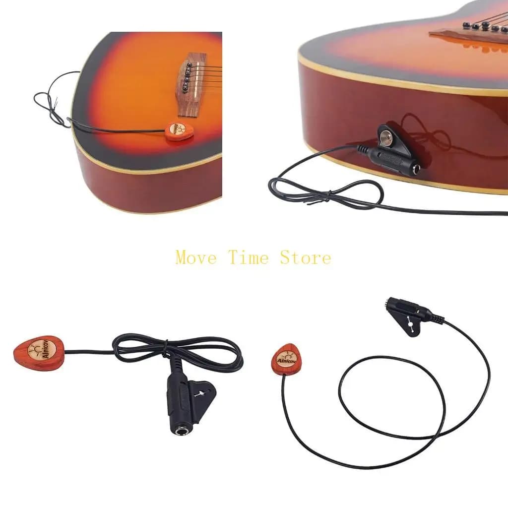 92ME Acoustic Guitar Pickup Piezo Contact Pickup for Guitar Ukulele Violin,Mandolin