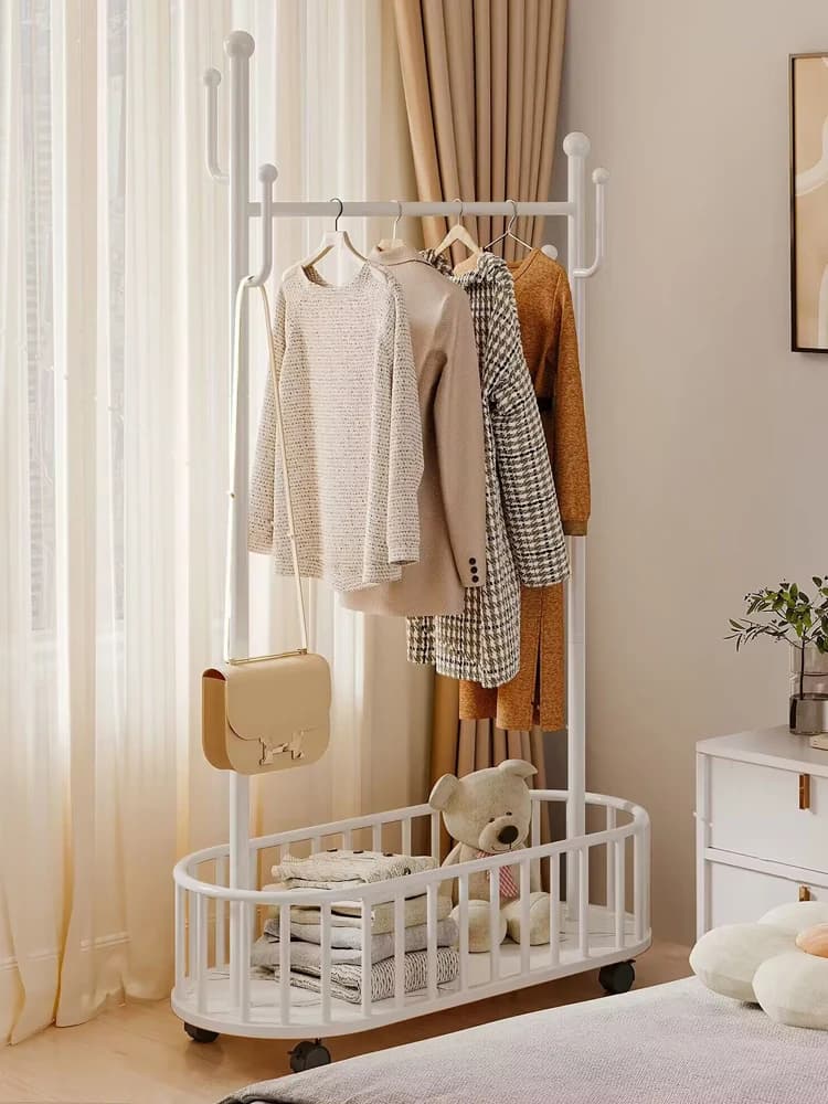 Clothes rack for bedroom Clothes rack Flooring