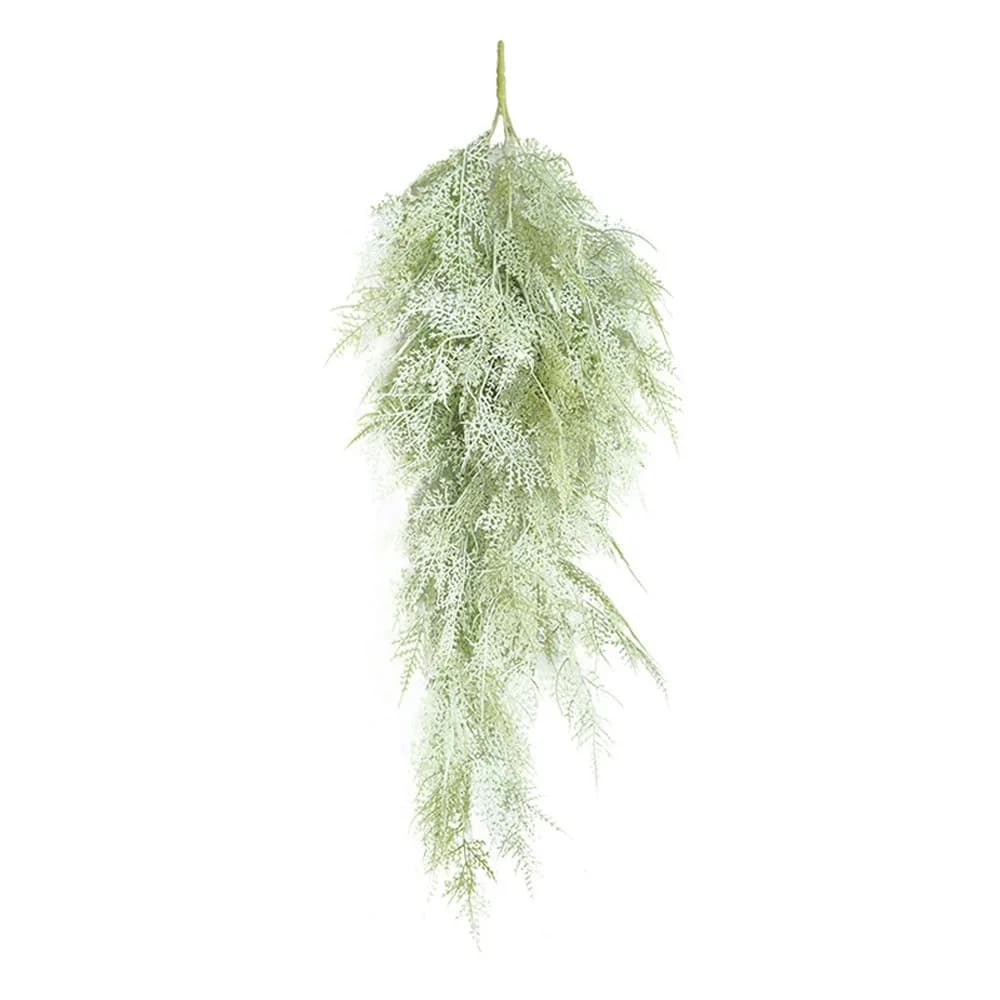 90cm Artificial Hanging Fern Plant Realistic Elegant Green Plant Leaves Plastic Fake Hanging Plants Living Room Decor