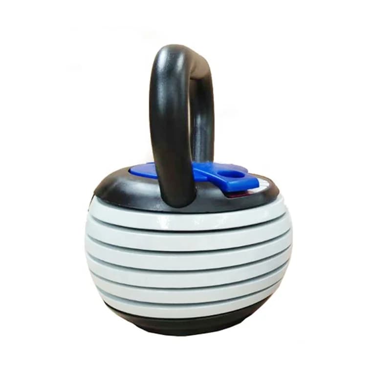 Kettlebell Regolabile in Acciaio con Struttura Composita per Bodybuilding, Palestra Domestica e Uso Personale