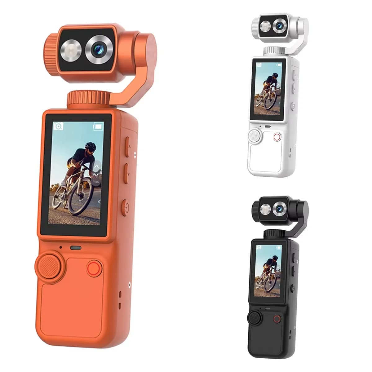 Videocamera sportiva SKIG 4K HD WiFi, mini videocamera sportiva portatile per viaggi, bicicletta, moto e vlogging.