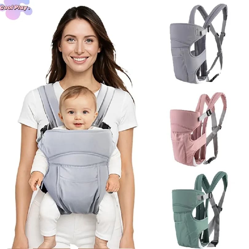 Breathable Design Baby Wrap Carrier Multifunctional Use Portable Type Infant Carrier Belt Four Carrying Methods Crossbody Wrap