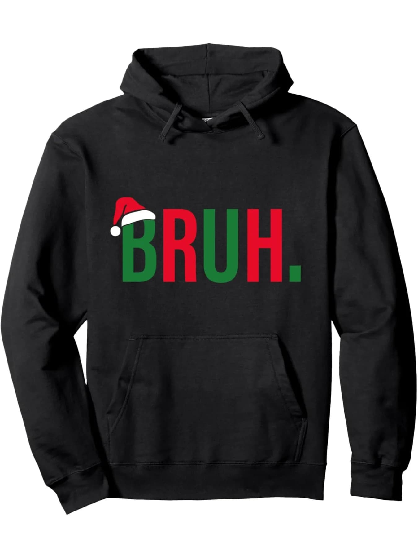 Felpa con cappuccio natalizia 'Busha' ultra morbida e traspirante - Pullover girocollo casual con tasca a marsupio, perfetta per l'autunno/inverno