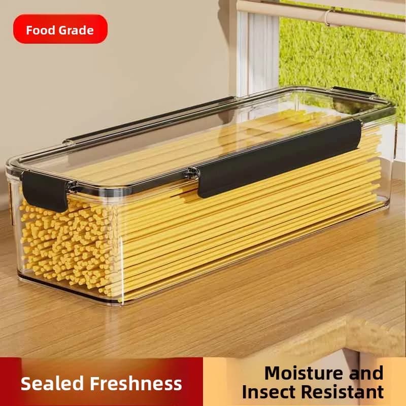 Large Capacity Sealed Pasta Storage Box Kitchen Fridge Grain Preservation Container Food Grade 177688014859362