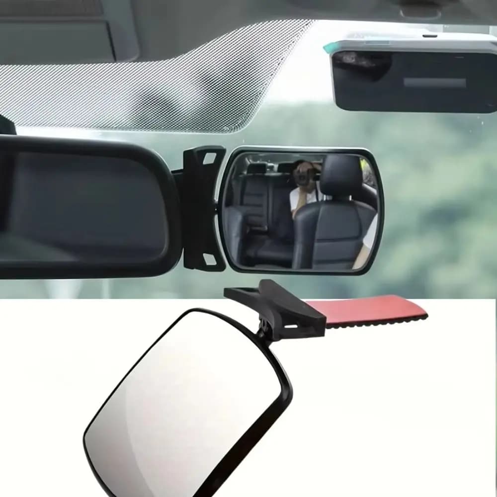 Specchietto Convesso per Auto, Specchio Retrovisore Regolabile a 360 Gradi, Specchio Grandangolare, Specchio di Sicurezza per Bambini, Monitor di Sicurezza, Specchio Rotante