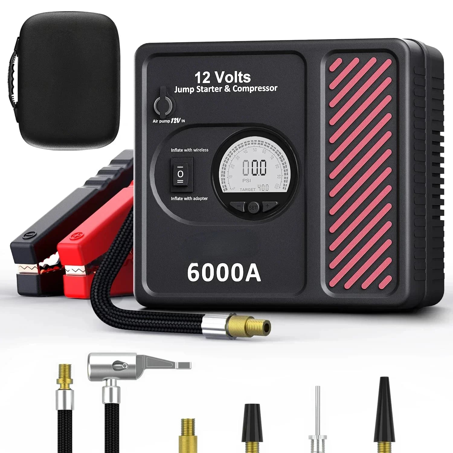 Vendite calde JF.EGWO Fabbrica Diretta Banca di Potere Avviamento di Salto Auto 12V Mini Batteria Avviamento di Salto Set 6000A Come Strumento di Riparazione Auto
