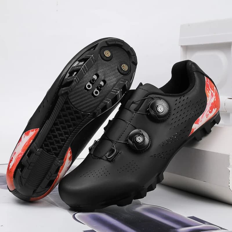 Women Off-road Mountain Bicycle Shoe Self-locking Cycling Shoes Men MTB Footwear Dirt Road Bike Shoes Flat Speed Cycling Sneaker
