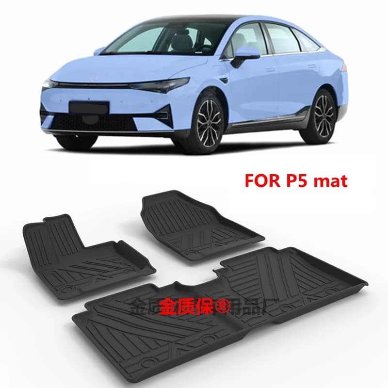 Use for Xpeng P5 Car Mat Xpeng P5 Car Car Mats Xpeng P5 Baggage Mats Xpeng P5 Waterproof Pad Xpeng P5 TPE Car Mats P5 Mats