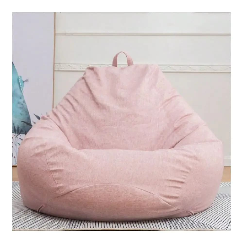 Copertura per Poltrona Sacco in Memory Foam, Tessuto in Finta Pelle Scamosciata, Solo Copertura per Divano Sacco, Senza Imbottitura Inclusa