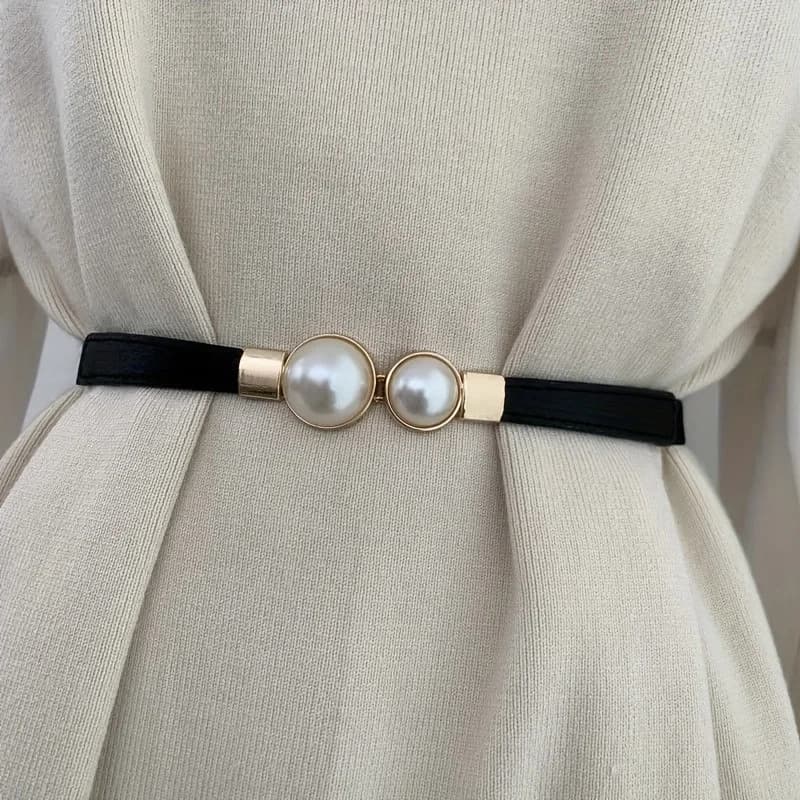 Set da 1 pezzo con questa elegante fascia elastica sottile da donna con perle artificiali per esaltare il tuo aspetto per l'uso quotidiano