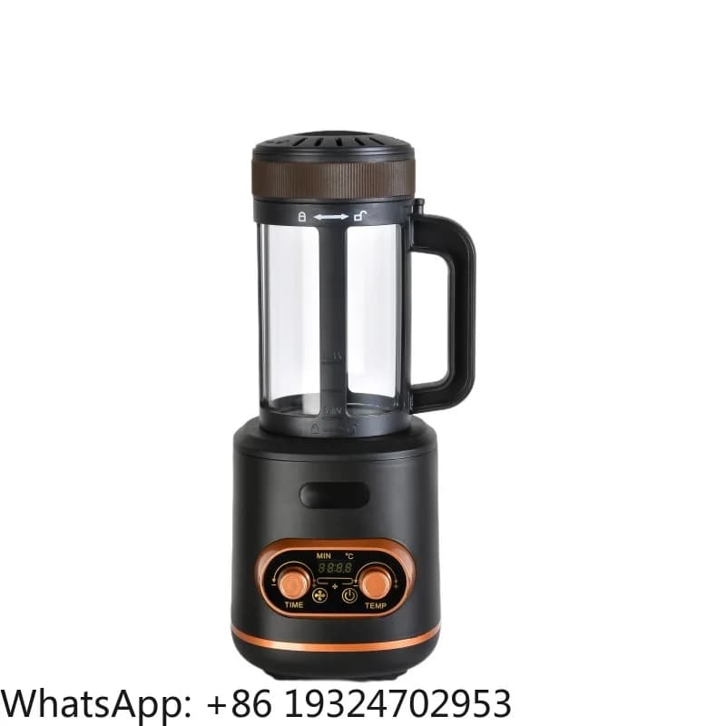 Automatic Adjustable Temperature Coffee Bean Roasting Machine for Home Use & Mini Cafe, Electric Coffee Roaster with Led Display