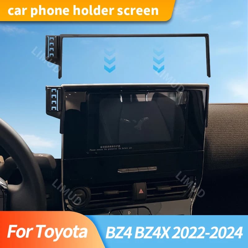 Supporto universale per navigatore e telefono da 8 pollici per Toyota BZ4 BZ4X 2022-2024