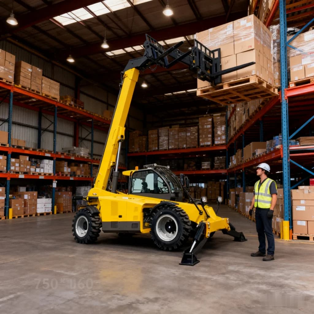Forklift Telescopic Diesel 12m Lifthing Height Reach Truck 3 Ton 4 Ton 5 Ton Telehandler Telescopic Forklift with Enclosed Cab