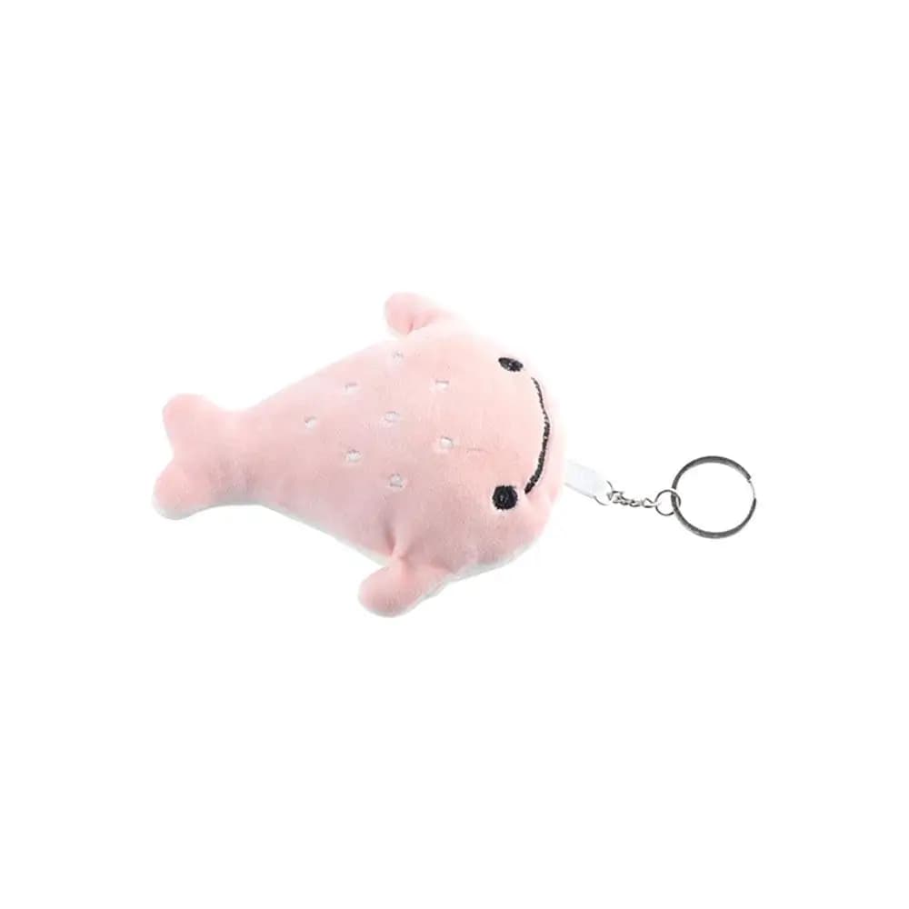 Animal Whale Cartoon Whale Keychain Soft Stuffed Plush Animal Whale Doll Cartoon Cute Whale Pendant Friends Birthday Gifts
