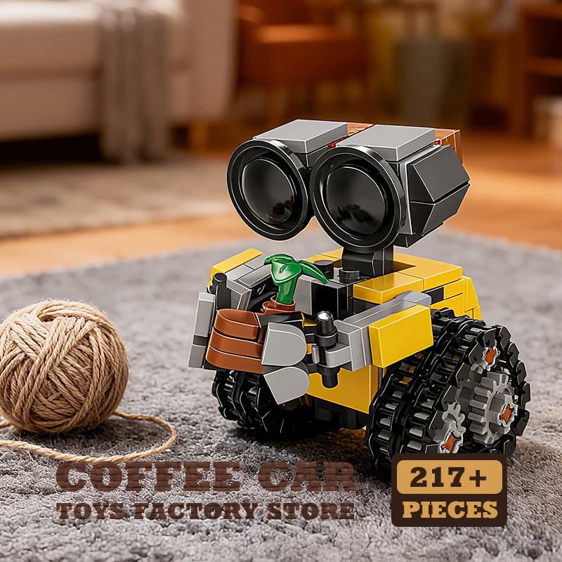 Wall E Science Fiction Film Robots, MOC Construction Blocks, Spatial Mecha Dolls, MOC Matters, Action Figures, Adult and Children Toys, Birthday Gifts Fai-da- ♪