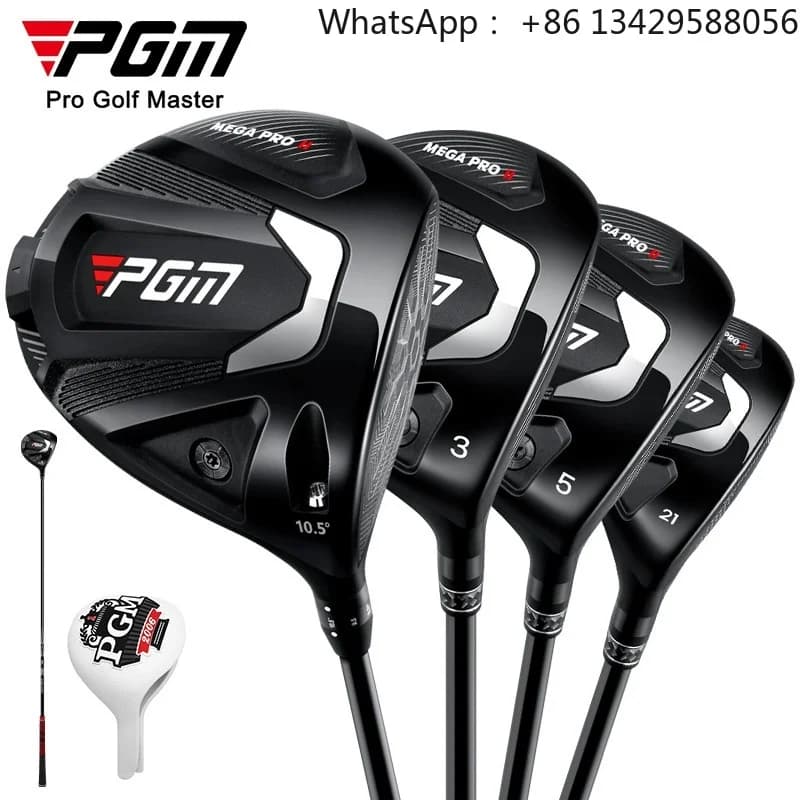 PGM Golf High-end Men's Professional Club Adjustable Angle Titanium Alloy Teeing Wood Carbon Fiber Shaft R Flex MG046