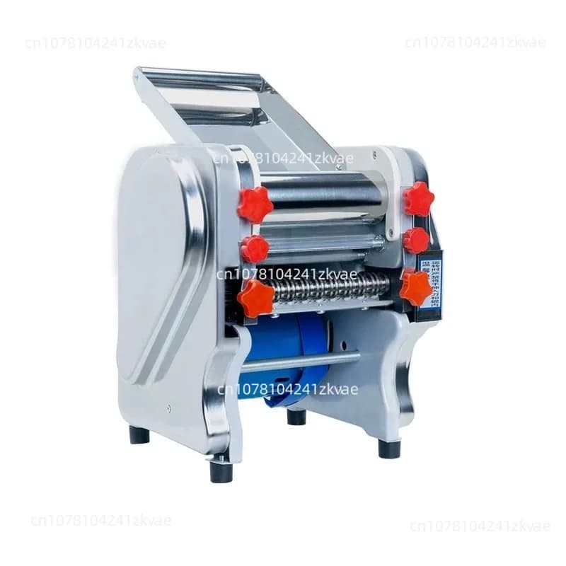 Nuova Macchina Automatica per Pasta in Acciaio Inox, Rullo per Impasto Elettrico, Macchina per Noodle Domestica e Commerciale di Piccole Dimensioni