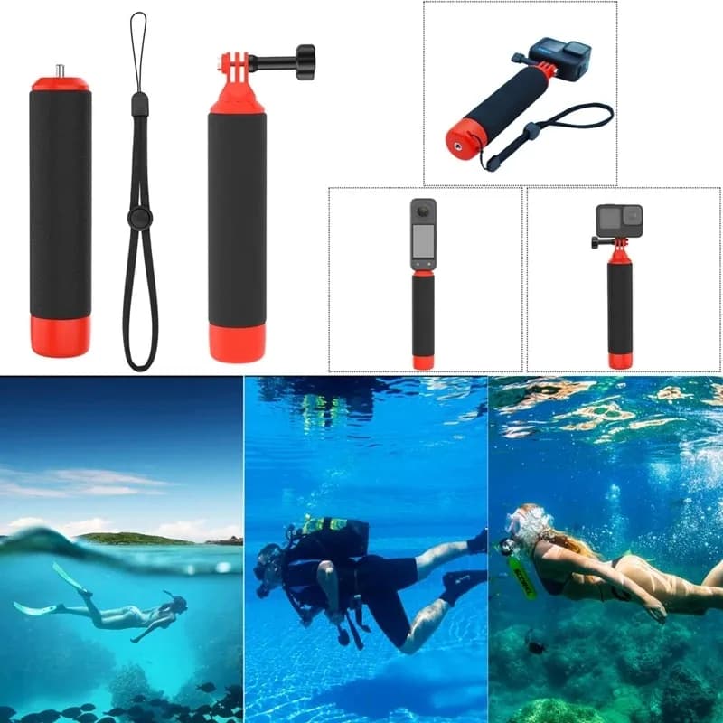 Bastone Galleggiante per Selfie, Accessorio per Fotocamere DJI Osmo Action 4 3, Insta360 Ace Go3s X4 X3, GoPro 12 11