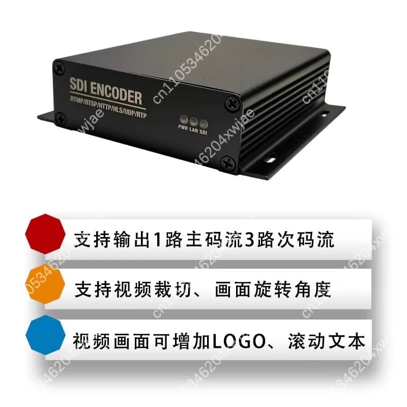 Scheda di acquisizione streaming live con codificatore video HDMI SDI 4K per la registrazione di console di gioco